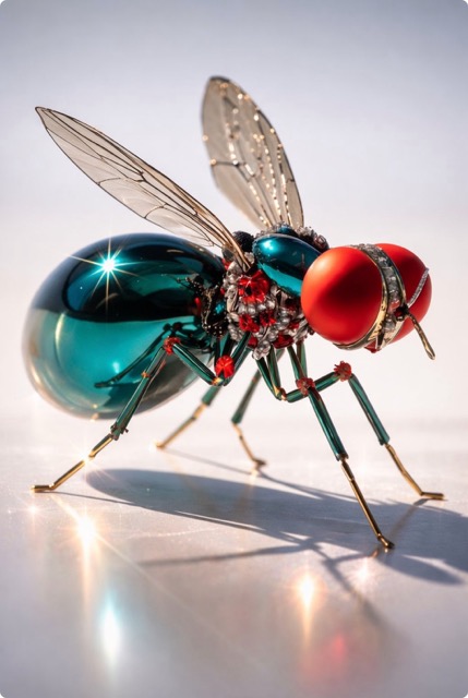 Hyper-Realistic Mechanical Insect Macro